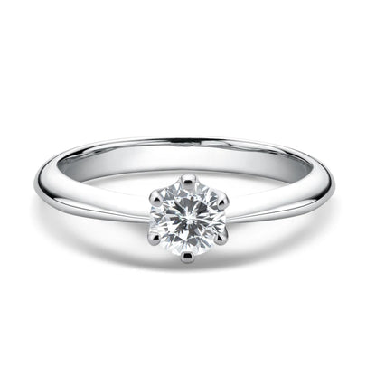 Anziw 2CT 3CT Moissanite Ring 1CT 0.5CT Wedding Engagement Ring 925 Sterling Silver for Women Solitaire Diamond Finger Jewelry