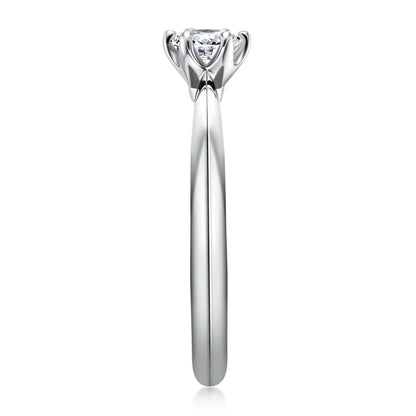 Anziw 2CT 3CT Moissanite Ring 1CT 0.5CT Wedding Engagement Ring 925 Sterling Silver for Women Solitaire Diamond Finger Jewelry