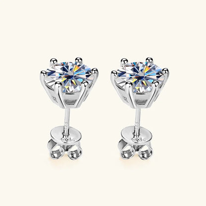 18K Gold Plated Jewelry Set 3.0ctw D Color Moissanite for Women Men Real 925 Silver Stud Earrings Pendant Necklace Free Shipping