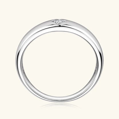 ANZIW 18k Gold Plated Wedding Ring 925 Silver D Color Princess Cut Square Moissanite Promise Bands for Women Certificate GRA