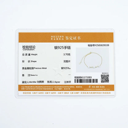 18k Gold Plated 5mm 1.5CTW Moissanite Infinity Bracelet 925 Silver Chain Bracelet for Women Anniversary Wedding Jewelry 2024 New