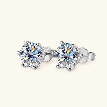 18K Gold Plated Jewelry Set 3.0ctw D Color Moissanite for Women Men Real 925 Silver Stud Earrings Pendant Necklace Free Shipping