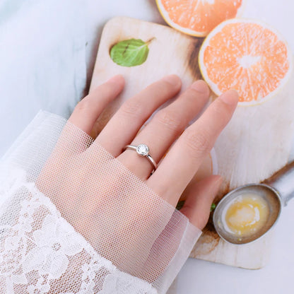 Anziw 925 Sterling Silver 3mm D-E Moissanite Rings for Women Fashion Five Stones Ring Daily Wear Finger Band Fine Jewelry Gifts