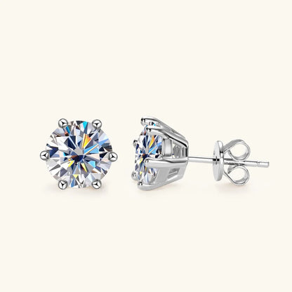 18K Gold Plated Jewelry Set 3.0ctw D Color Moissanite for Women Men Real 925 Silver Stud Earrings Pendant Necklace Free Shipping