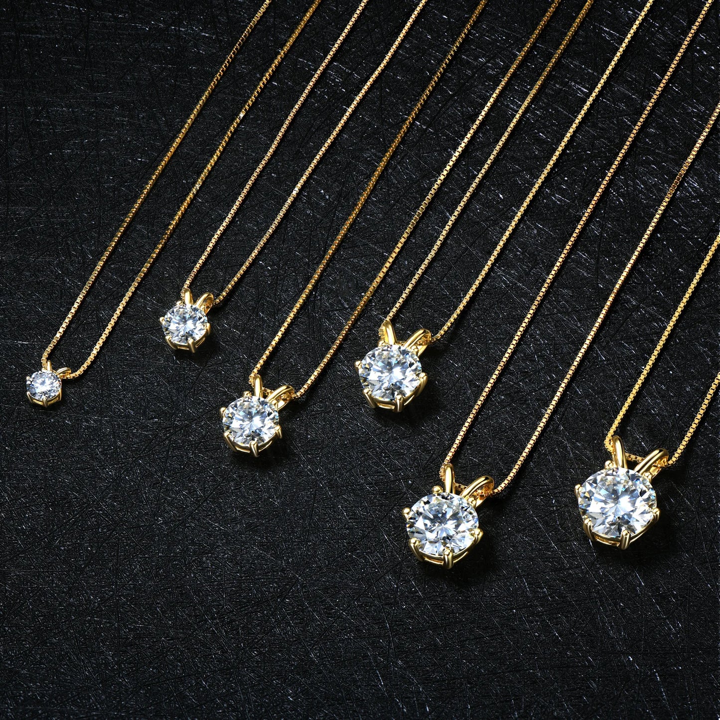 5CT 3CT 4CT 0.5CT 1CT 2CT D-E Moissanite Solitaire Pendant Necklace For Women Real 925 Silver Original Jewelry With Certificate