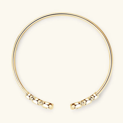 Anziw Simple Open Ended Bracelets Cuff Silver 925 D Color Moissanite Bracelet Bangle for Women Luxury Gold Plated Charm Jewelry