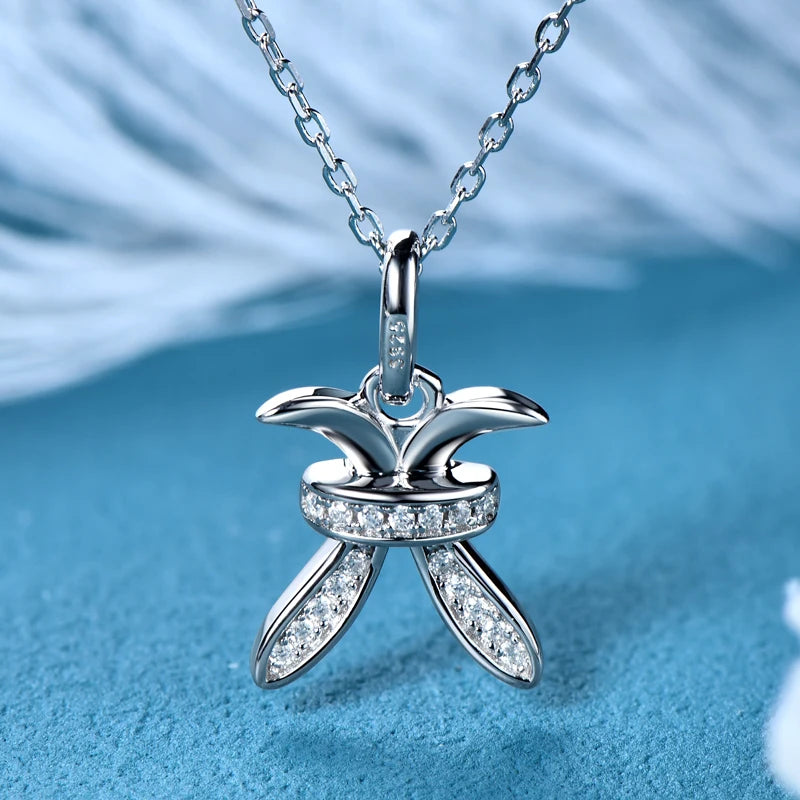 925 Sterling Silver Zodiac Sign 12 Constellation Pendant Micro-Set 1mm Moissanite Necklace Charm For Women Jewelry Birthday Gift
