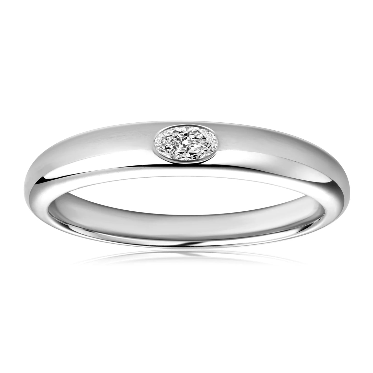 ANZIW 18k Gold Plated Wedding Ring 925 Silver D Color Princess Cut Square Moissanite Promise Bands for Women Certificate GRA