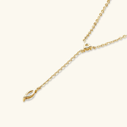 Anziw 3mm D Color Moissanite Y Shape Long Pendant Necklace for Women Adjustable Chain 100% 925 Silver Jewelry Trendy 2025 Gifts